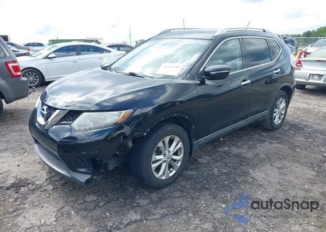 2015 Nissan Rogue Sv from USA, damaged, VIN KNMAT2MT3FP583188